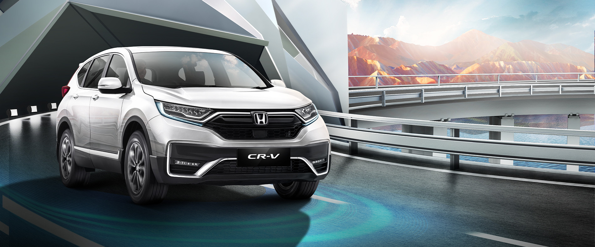 Honda CR-V, SUV premium dengan desain elegan, teknologi canggih, dan kenyamanan maksimal, siap menemani setiap petualangan Anda.